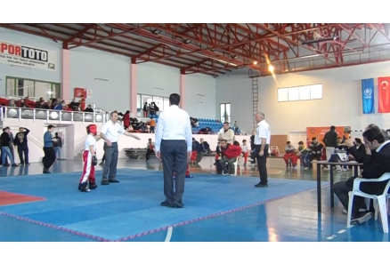 SAMİ EREN ERYILMAZ KICK BOKS MÜSABAKASI ANTRENÖR SEFER GÜNEŞ