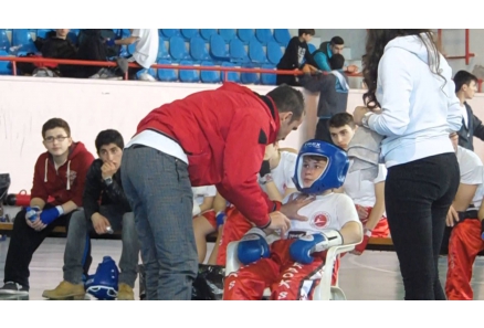 BURHAN BİRİNCİ KICK BOKS MÜSABAKASI ANTRENÖR SEFER GÜNEŞ