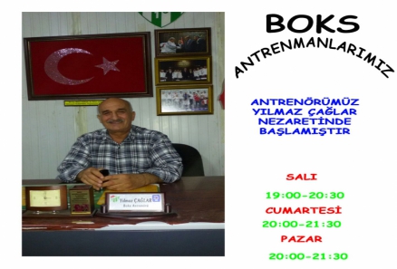 BURSA BOKS ANTRENMANLARIMIZ BAŞLAMIŞTIR
