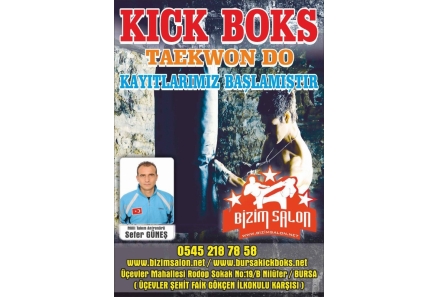 Bursadaki 3. Kick Boks Salonumuz Açılıyor