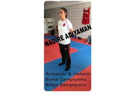 BİZİM SALON YARDIMCI ANTRENÖRLERİNDEN NADİRE ADIYAMAN