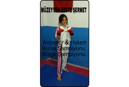 BİZİM SALON YARDIMCI ANTRENÖRLERİNDEN MÜZEYYEN BESTE ŞERMET