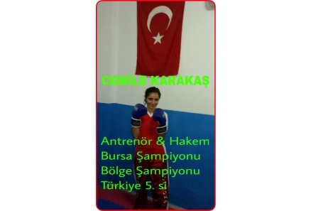 BİZİM SALON YARDIMCI ANTRENÖRLERİNDEN CEMİLE KARAKAŞ